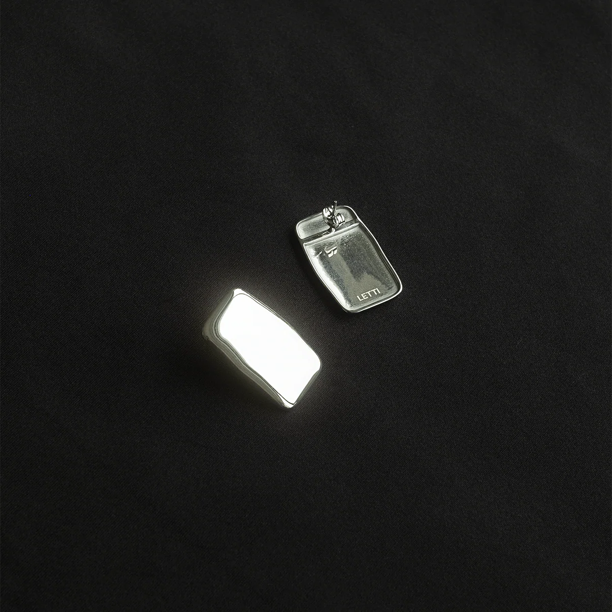 Eden Oblong Stud Earrings - Image 6