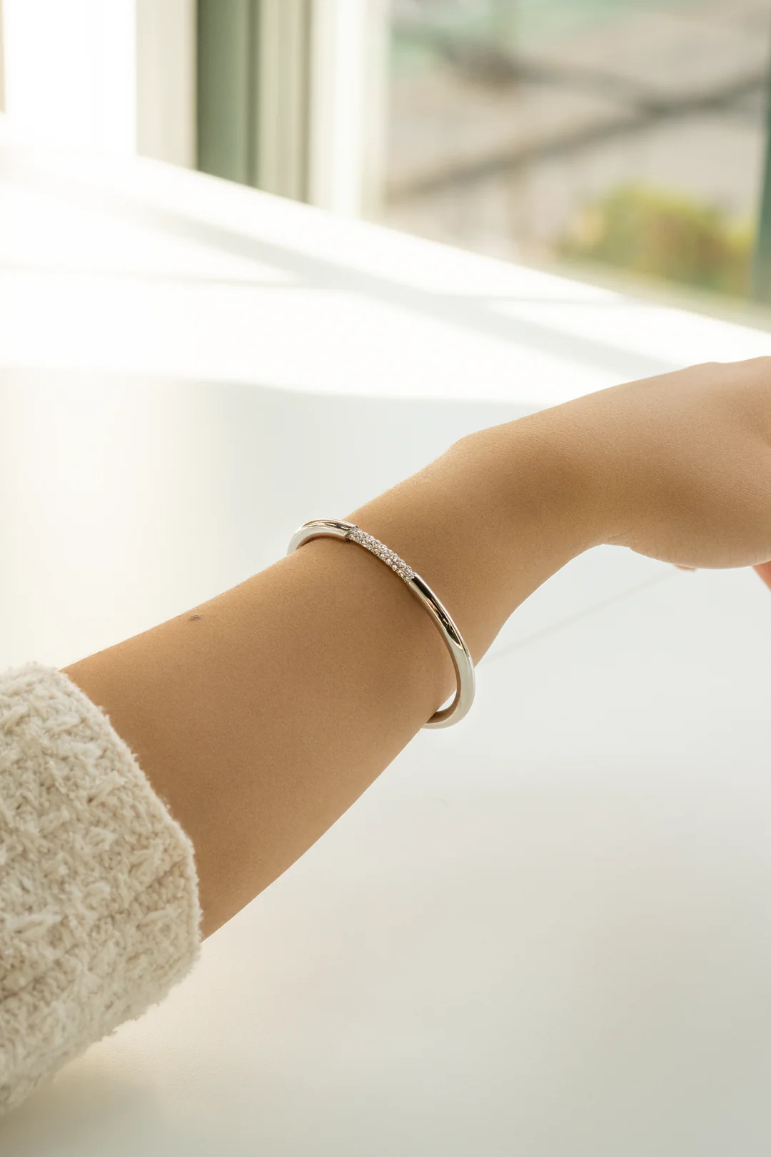 Hale Pavé Cuff Bracelet - Image 4