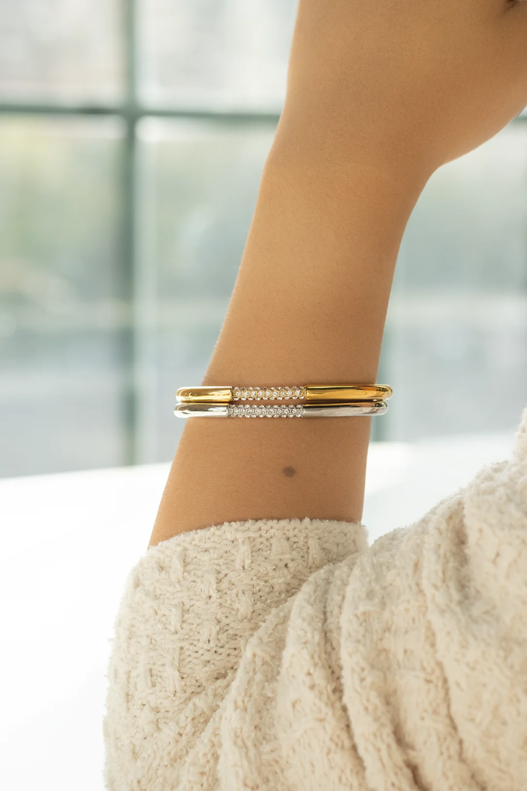 Hale Pavé Cuff Bracelet - Image 5