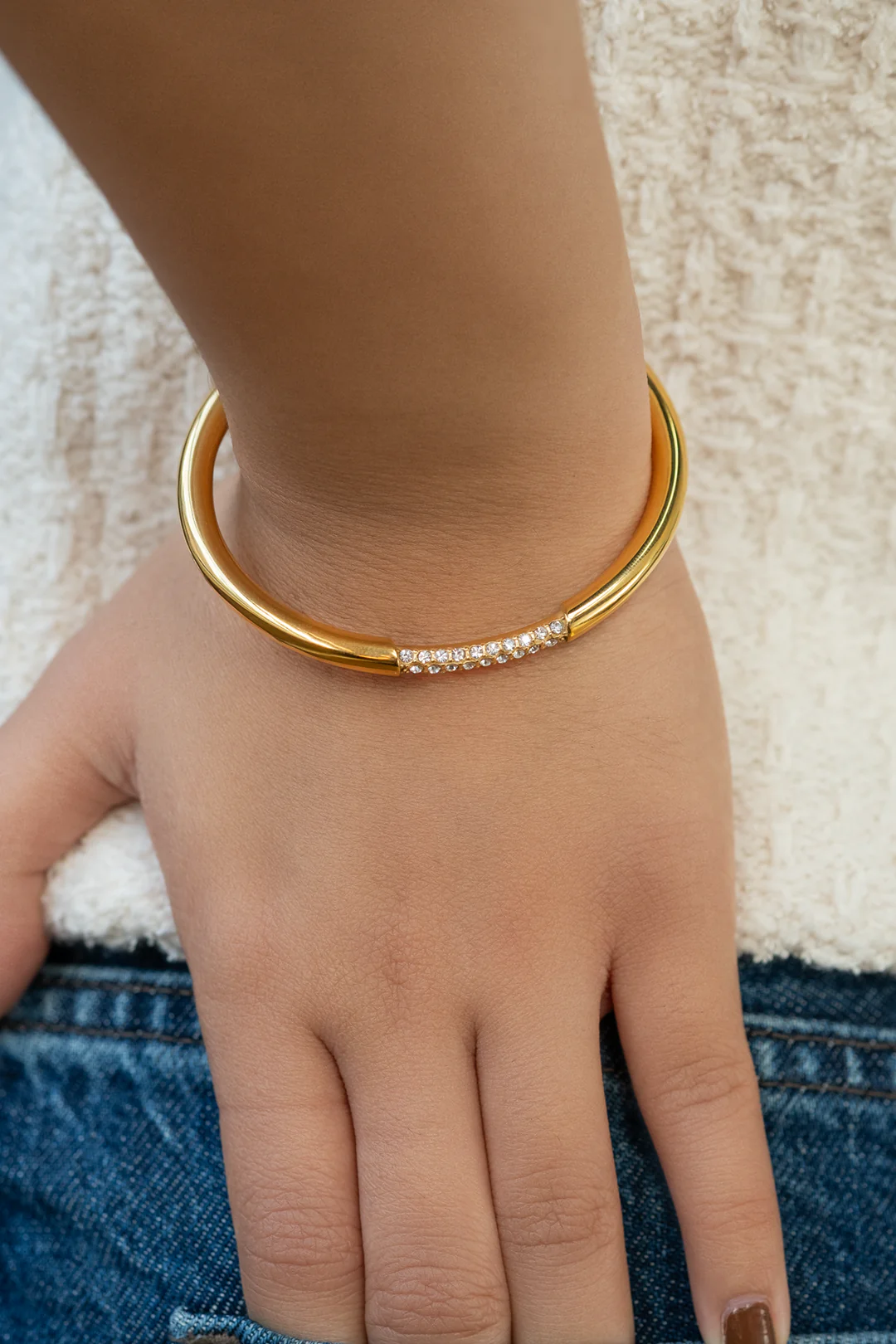 Hale Pavé Cuff Bracelet - Image 7