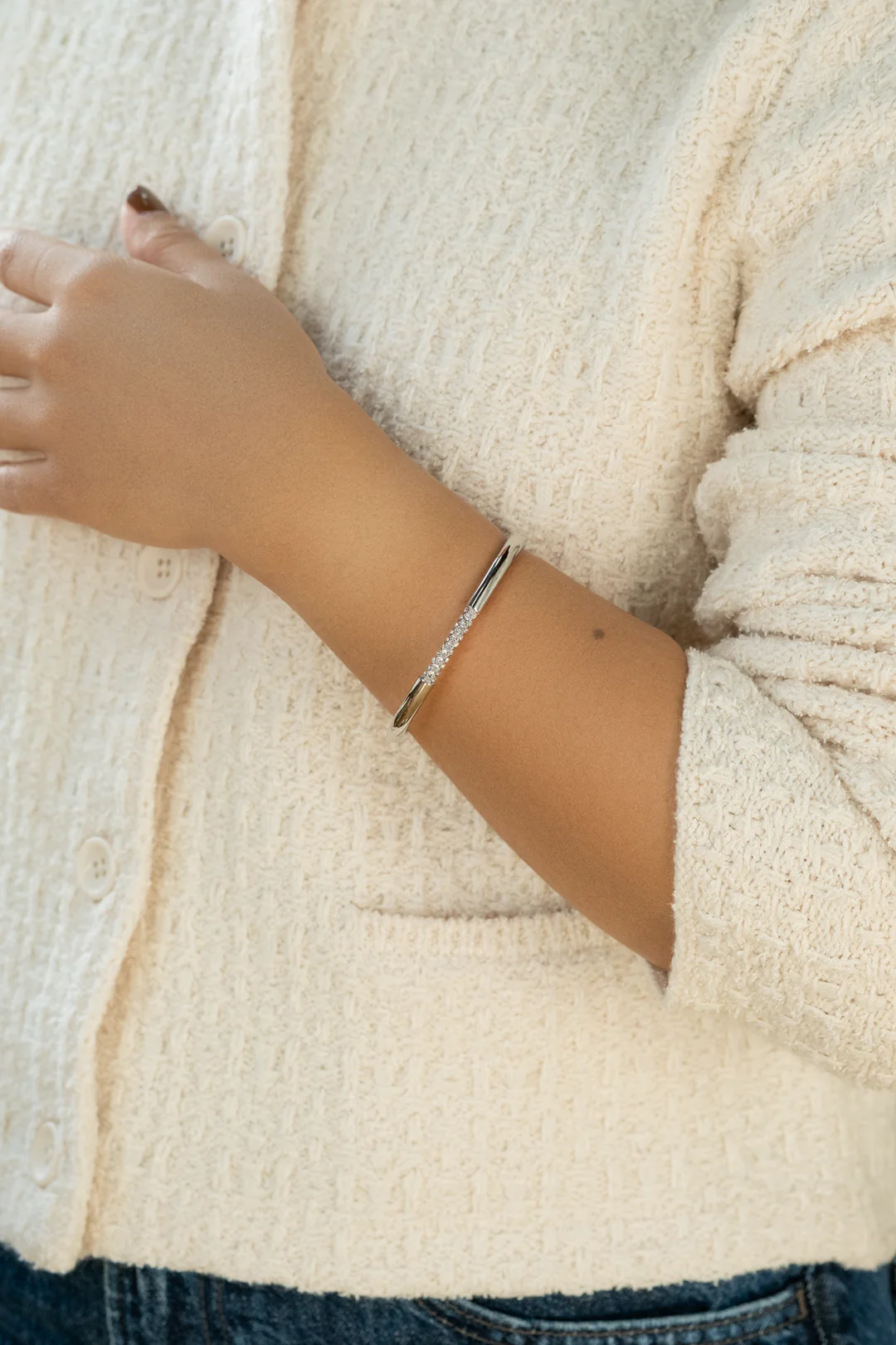Hale Pavé Cuff Bracelet - Image 9