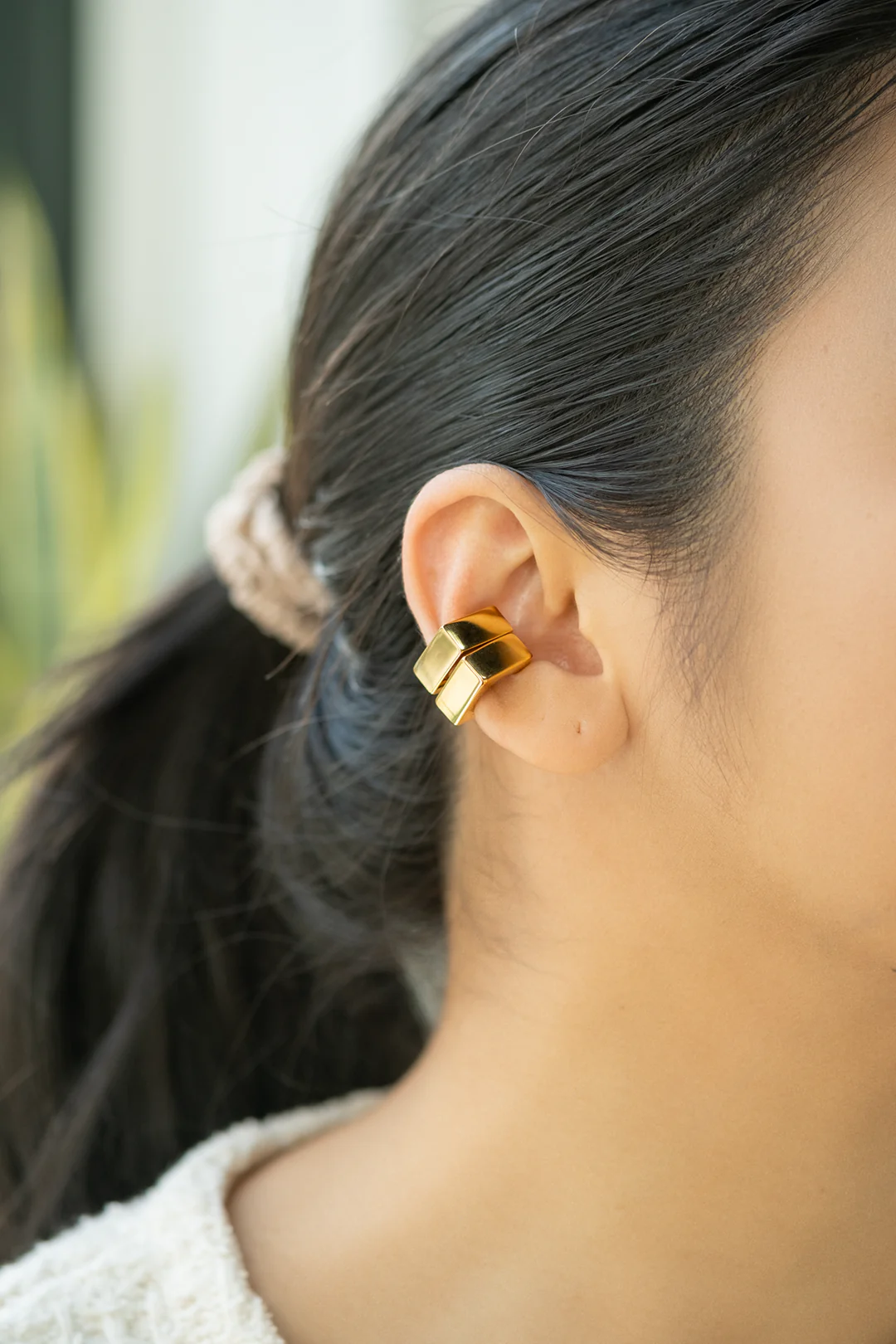 Jace Square Ear Cuff - Image 2