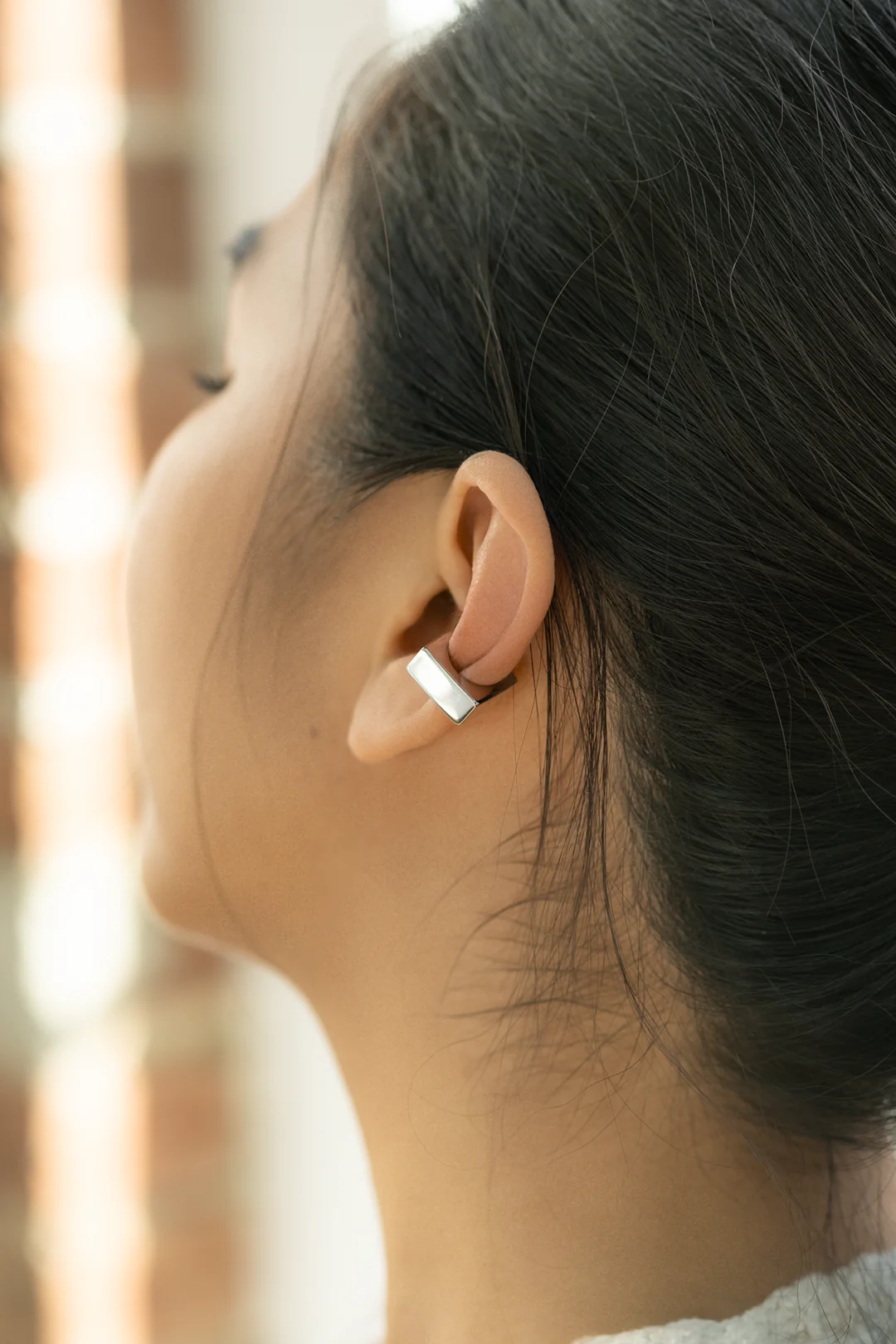Jace Square Ear Cuff - Image 5