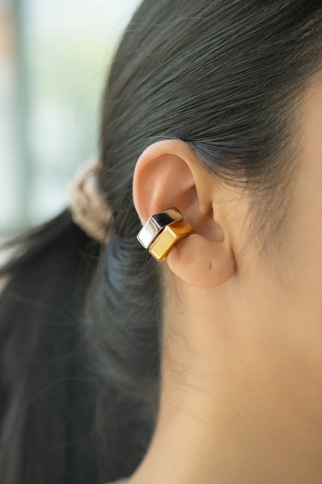 Jace Square Ear Cuff - Image 8