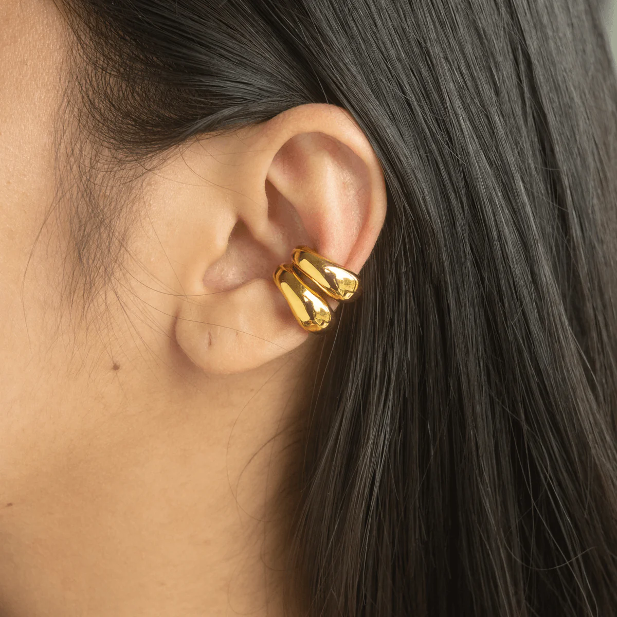 Lin Organic Ear Cuff - Image 2