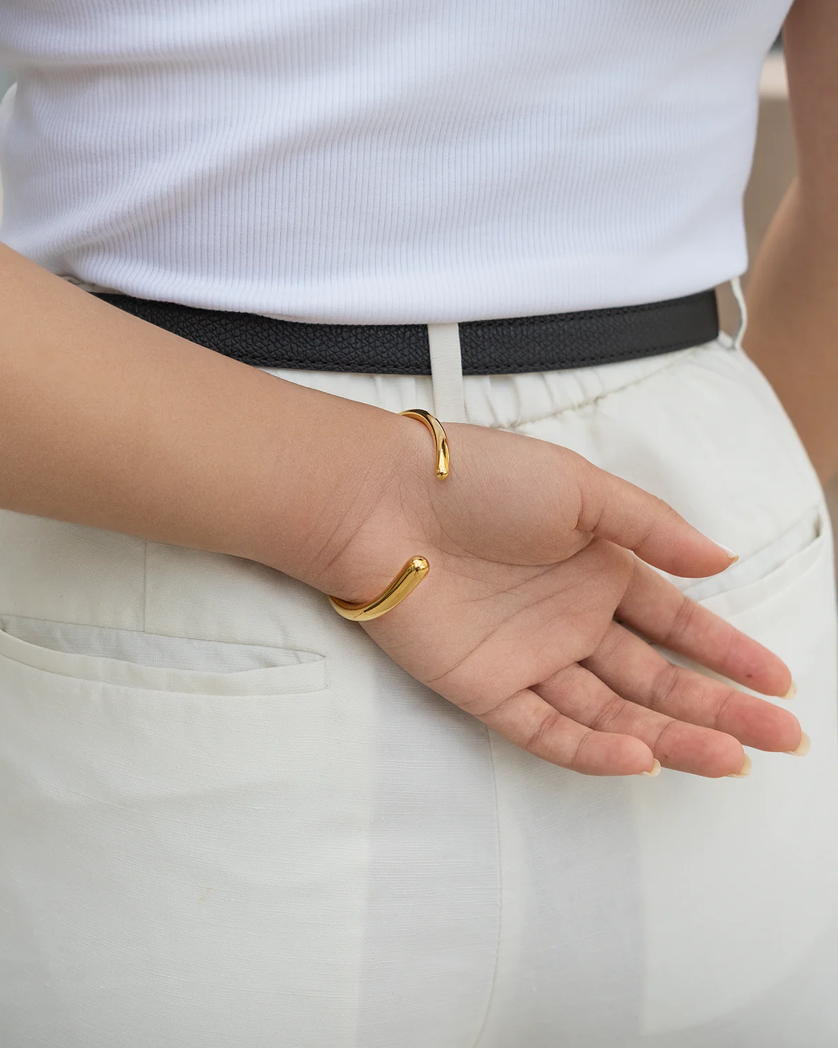 Nova Teardrop Bangle - Image 5