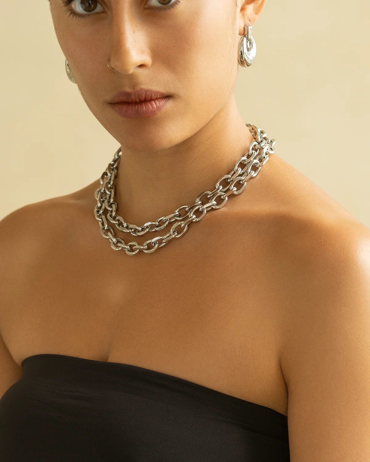 Sena Moon Drop Earrings - Image 7