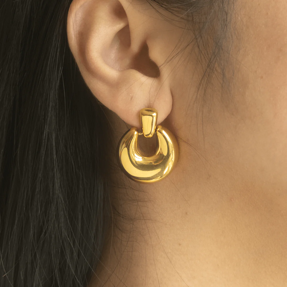Sena Moon Drop Earrings - Image 4
