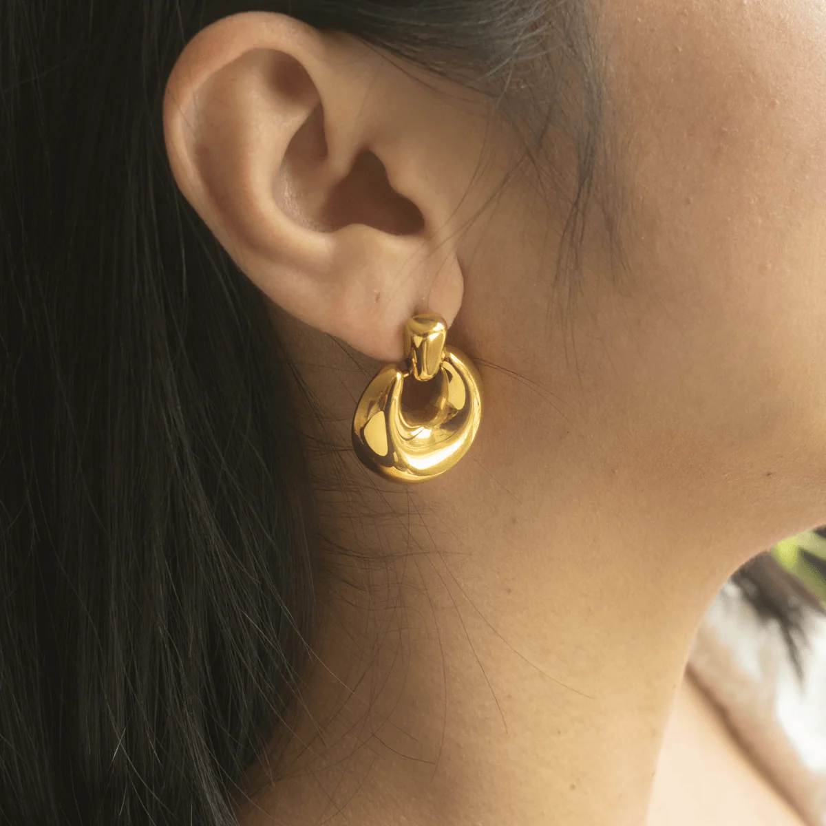 Sena Moon Drop Earrings - Image 6