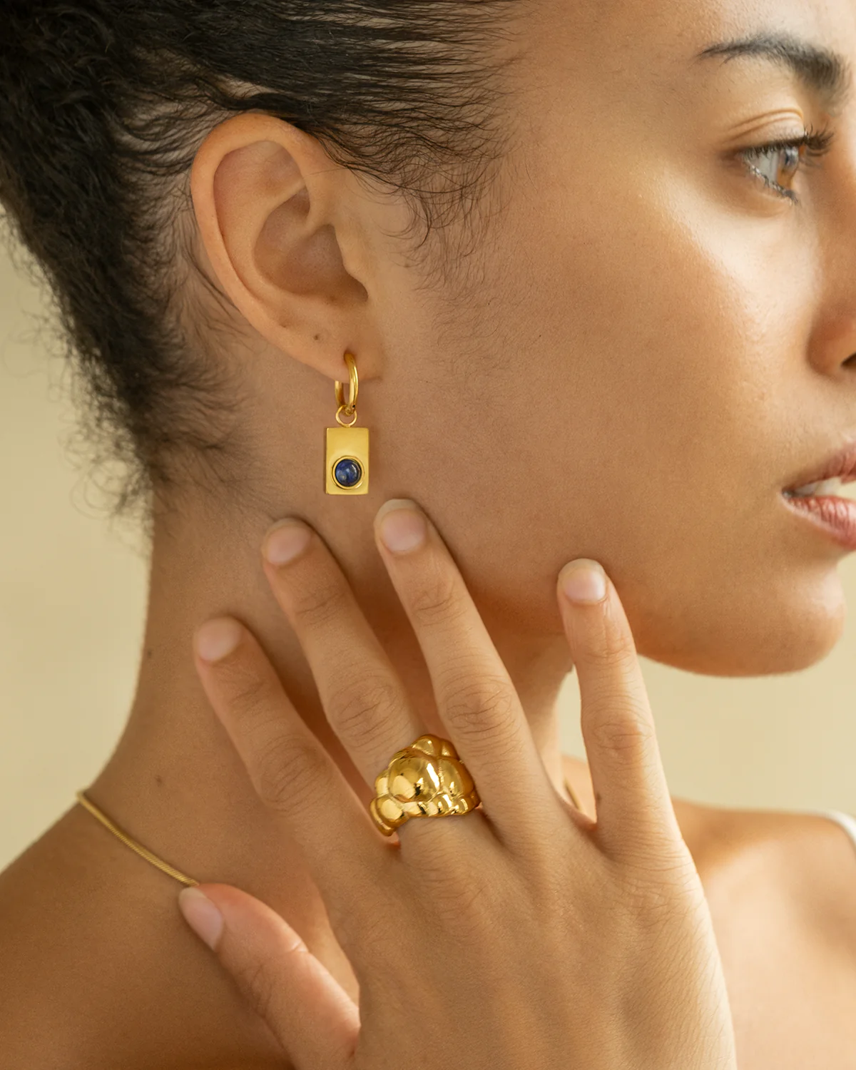 Soluna Lapis Lazuli Earrings - Image 5