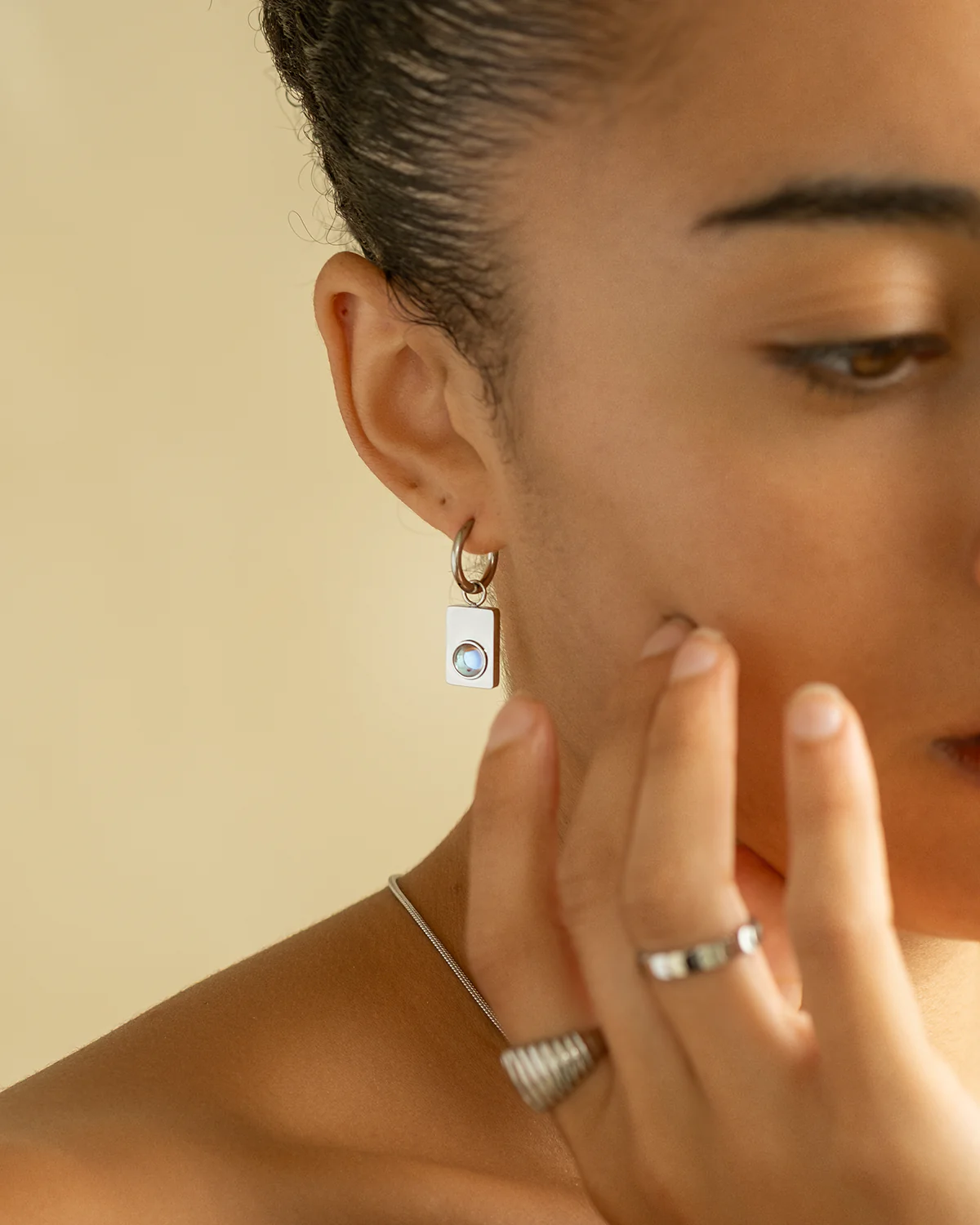 Soluna Moonstone Earrings - Image 8