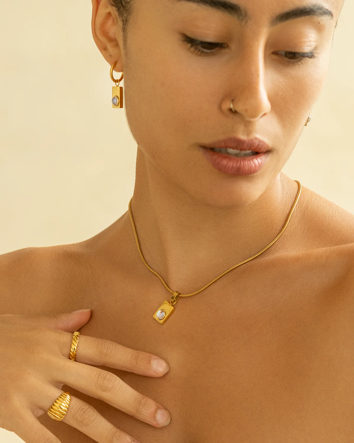 Soluna Moonstone Earrings - Image 6
